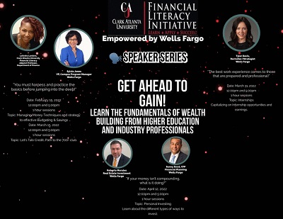 This speaker series will provide vital information on how to strategically and successfully grow your finances.  It’s never too late to begin, but you have to start. 